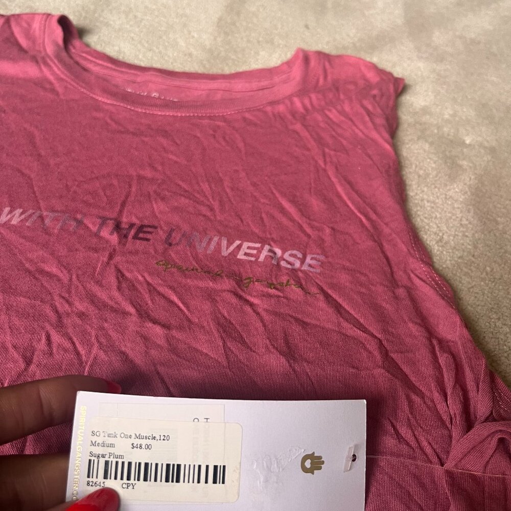 *New With Tags* Spiritual Gangster Pink Tank